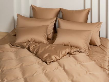 Простыня German Grass Sand Brilliant Grass на резинке 180х200