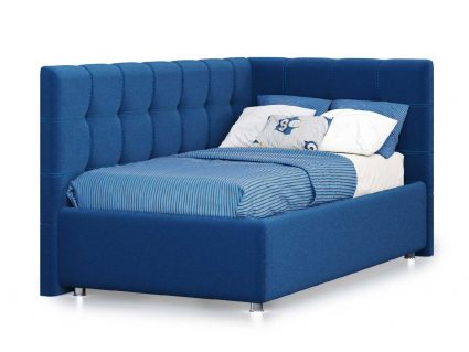 Кровать Nuvola Sabina угловая Velutto 26 200х190