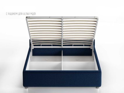 Кровать Nuvola Alba Velutto 26 (с подъемным механизмом) 160х190