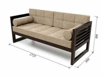 Диван Арско Сега трехместный бежевый Длина 173 см