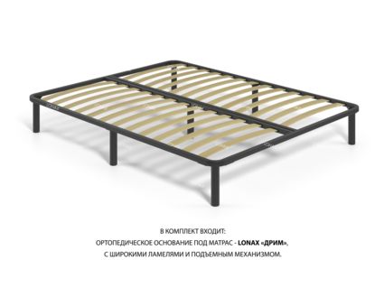 Кровать Lonax Аврора велюр Dolly-13 (с подъемным механизмом)