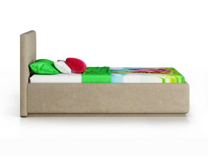 Кровать Nuvola Bianco Bravo cream (с подъемным механизмом) 200х200