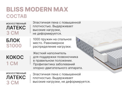 Матрас Димакс Bliss Modern max 110х190