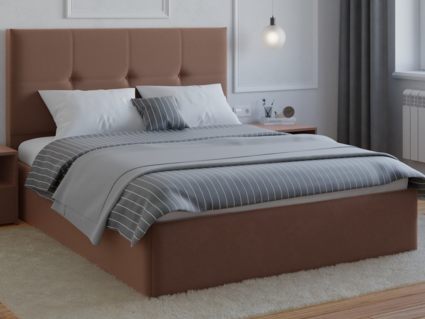 Кровать Lonax Алегра велюр Dolly-17 (с подъемным механизмом)