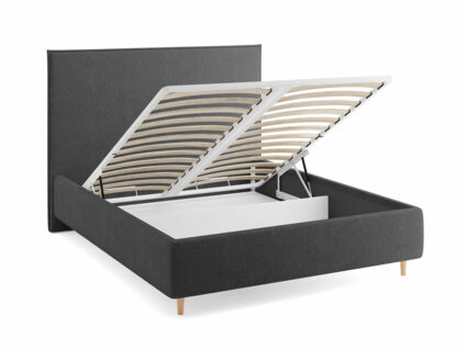 Кровать Сонум Eveline Экокожа Белая (с подъемным механизмом)