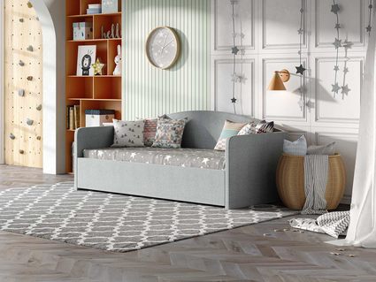 Кровать Сонум Uno Экокожа Платиновый перламутр 