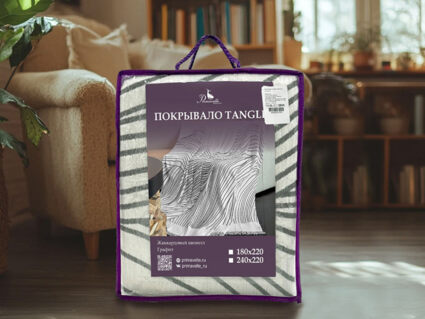 Покрывало Primavelle Tangle графит 596