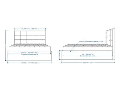 Кровать Lonax Адель велюр Dolly-3 (с подъемным механизмом) 180х195