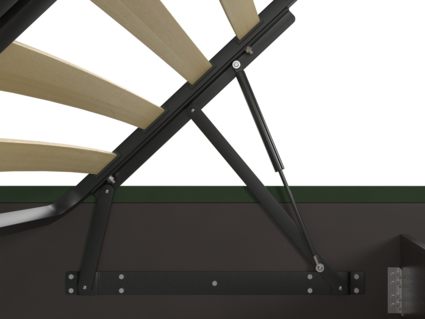 Кровать Lonax Милана велюр Dolly-2 (с подъемным механизмом) 160х195