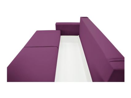 Диван Фиеста Мебель Тусон Лайт велюр Vivaldi 19 фиолетовый Длина 232 см