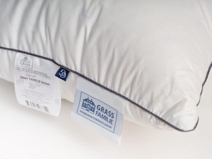 Подушка German Grass Gray Familie Down мягкая 50х70
