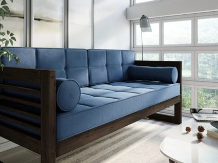 Диван Арско Сега трехместный голубой Длина 173 см