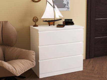 Комод Гуд Лакк Варма Прайм 3 белый 48х80
