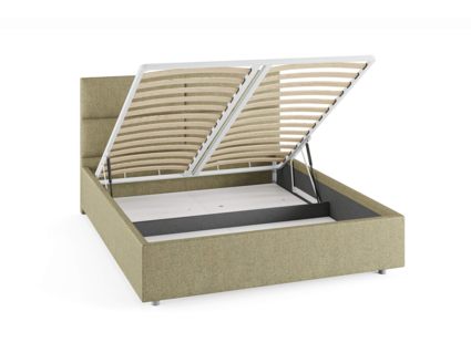 Кровать Сонум Omega Кашемир Бежевый (с подъемным механизмом) 120х190
