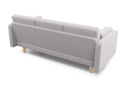 Диван Арско Ингвар Б трехместный светло-серый Длина 199 см