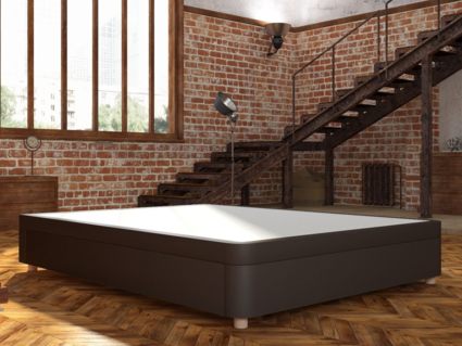 Кровать Mr.Mattress Flip Box экокожа Brown (с подъемным механизмом) 258