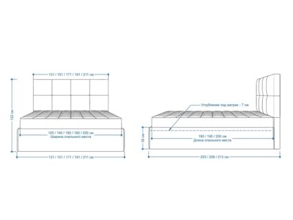 Кровать Lonax Алегра велюр Dolly-3