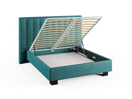 Кровать Сонум Barbara Рогожка Мокко (с подъемным механизмом) 160х190