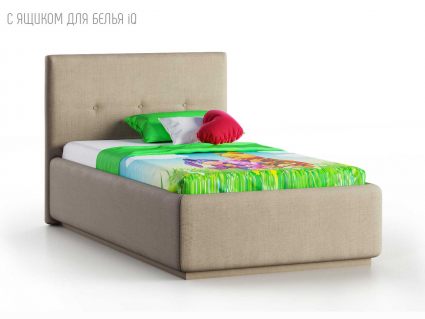 Кровать Nuvola Bianco Bravo cream (с подъемным механизмом) 200х200