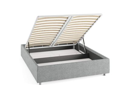 Кровать Сонум Scandinavia Рогожка Деним (с подъемным механизмом) 120х200