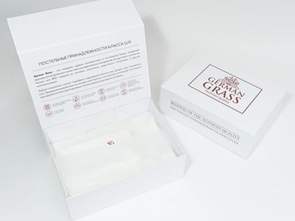 Комплект постельного белья German Grass Creamy White Grass Семейный