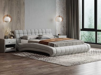 Кровать Сонум Milano Кашемир Латте 200х200