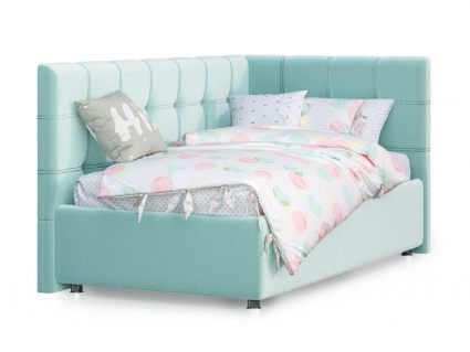 Кровать Nuvola Sabina угловая Velutto 14 200х190