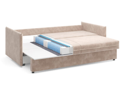 Диван Сонум Remy Рогожка песочный Длина 215 см