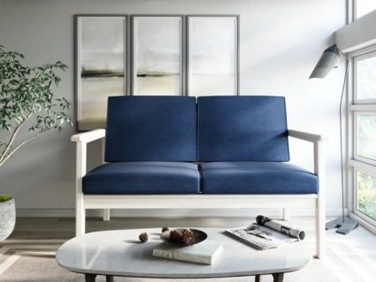 Диван Арско Лориан Мини двухместный синий Длина 139 см
