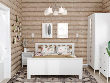 Кровать Гуд Лакк Сага белая 90х200