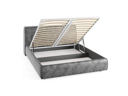 Кровать Сонум Altea Рогожка Пепельная (с подъемным механизмом)