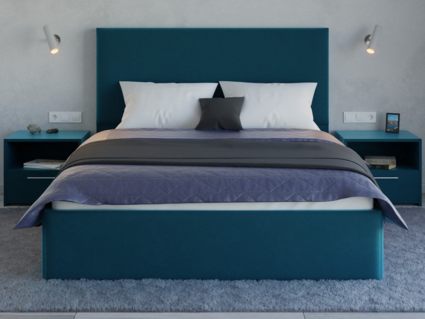 Кровать Lonax Фелиса велюр Dolly-13 (с основанием)