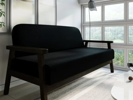 Диван Арско Флори Мини двухместный черный