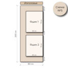 Кровать Mr.Mattress Site Box велюр Grey 80х195