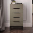 Комод Rivi Goodman (узкий) Серый графит/венге 40х60