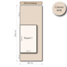 Кровать Mr.Mattress Site Box экокожа Brown 90х190