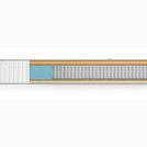 Матрас Denwir CLASSIC MIDDLE MEMO SOFT PLUS S1000 75х175