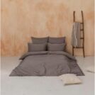 Комплект постельного белья Luxberry SOFT SILK SATEEN умбра Семейный