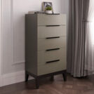 Комод Rivi Goodman (узкий) Серый графит/венге 40х60